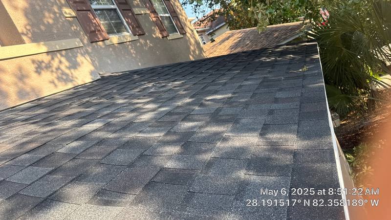 completed roofing project in Wesley Chapel FL