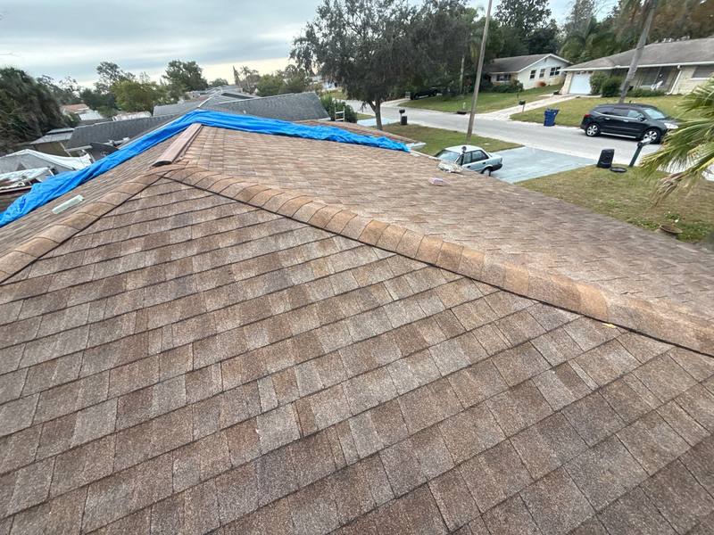 completed roofing project in Port Richey FL