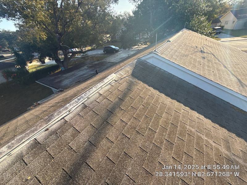completed roofing project in Hudson FL