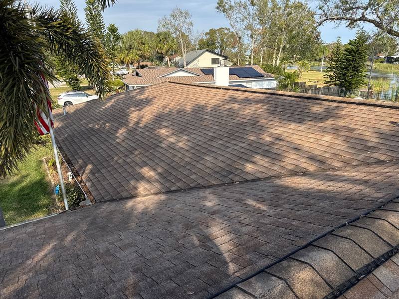 residential roof repair by Hloska Roofing in Land O' Lakes