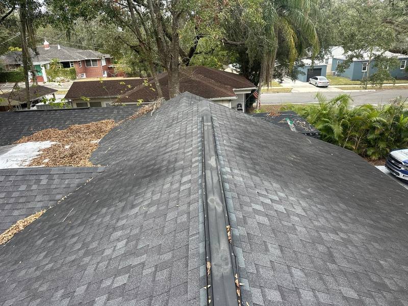 completed roofing project in Tampa FL