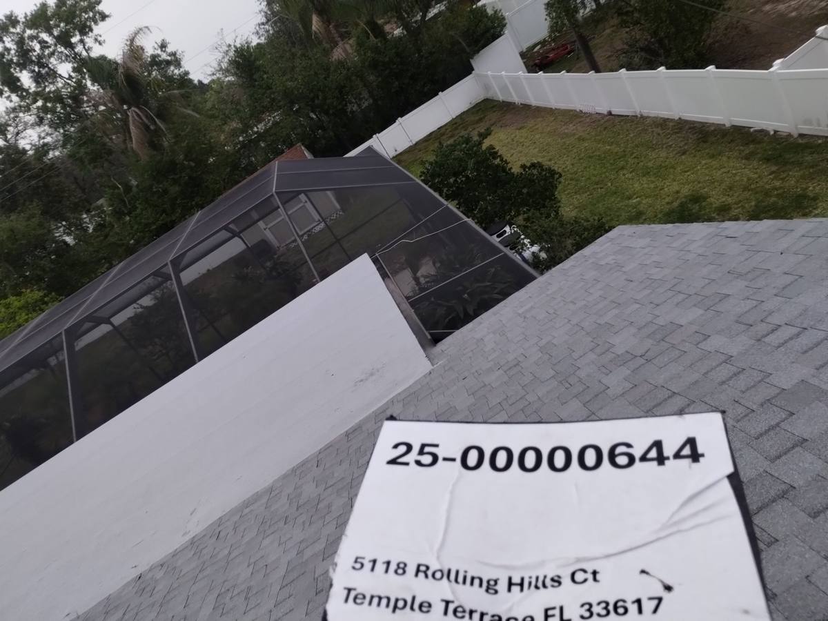 shingle roof replacement in Temple Terrace, Florida