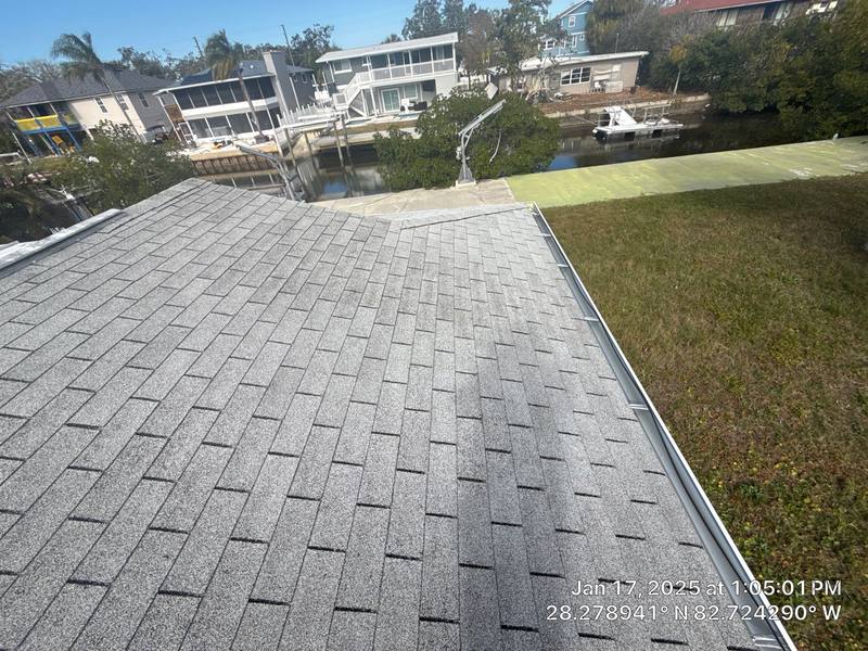 completed roofing project in Port Richey FL