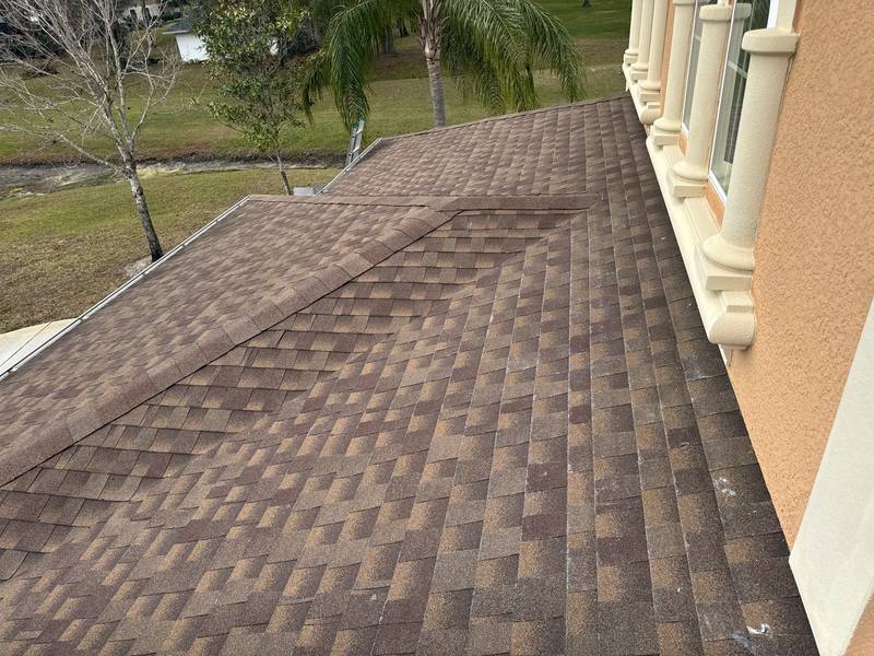completed roofing project in Lutz FL