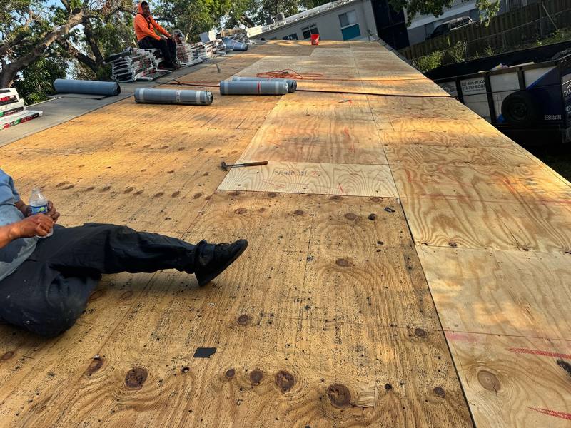 residential shingle roof replacement by Hloska Roofing in Tampa