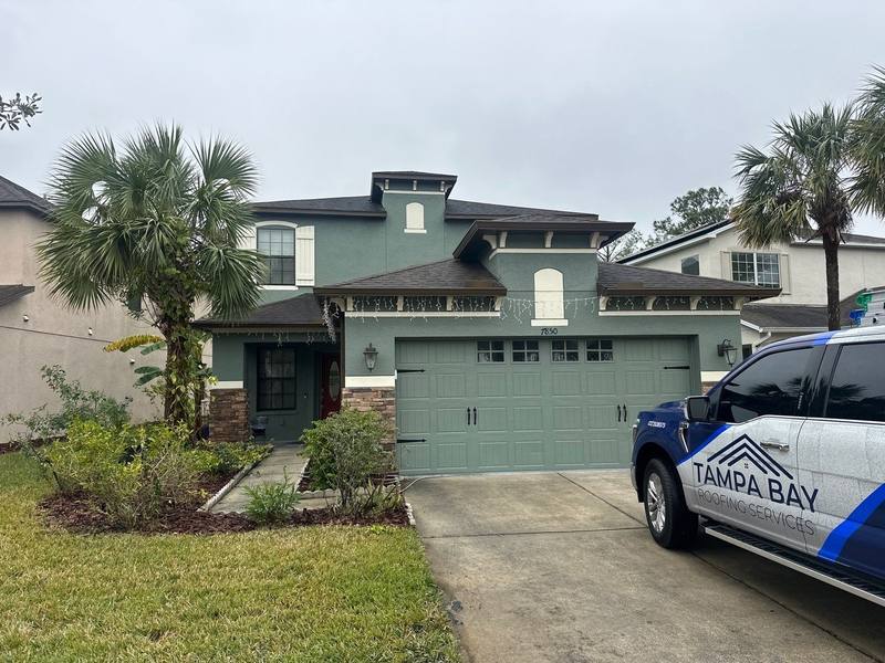 completed roofing project in Tampa FL