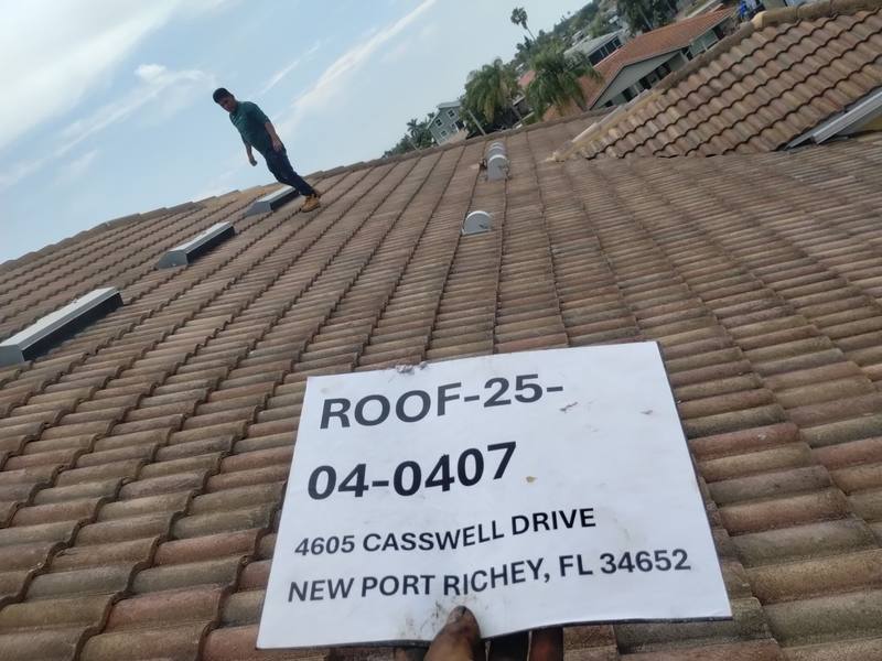 roofing project near Casswell Dr in New Port Richey
