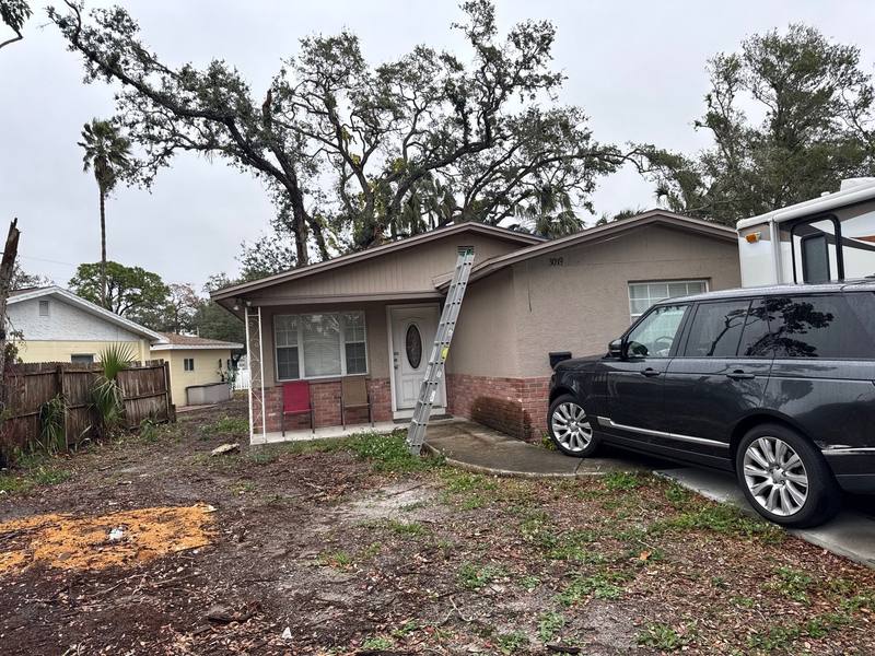 residential roof repair by Hloska Roofing in St. Petersburg