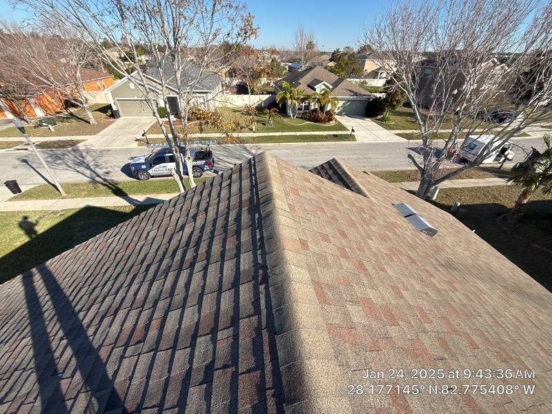 residential shingle roof replacement by Hloska Roofing in Holiday