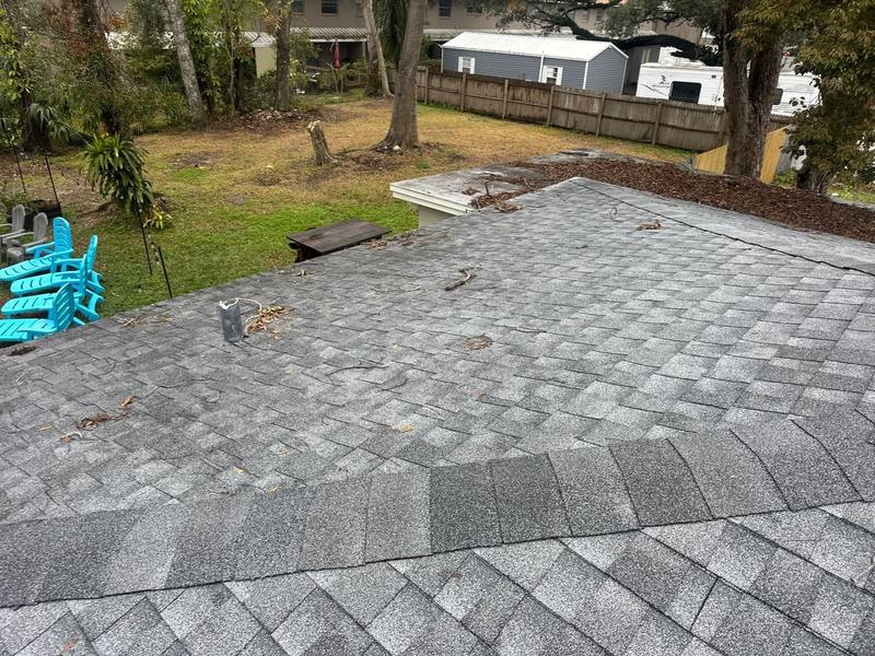 completed roofing project in Tampa FL
