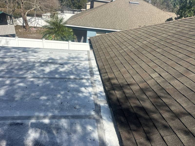 residential roof repair by Hloska Roofing in Hudson