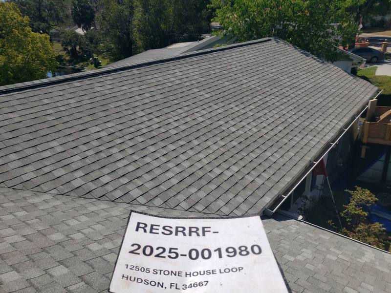 shingle roof replacement in Hudson, Florida