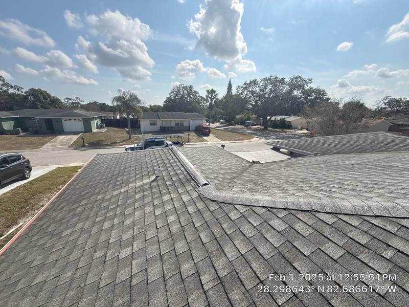 residential shingle roof replacement by Hloska Roofing in Port Richey