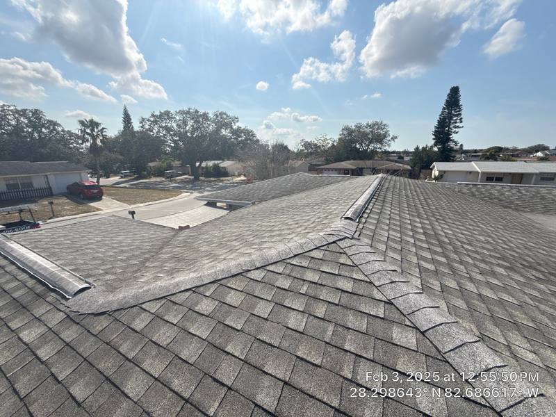 completed roofing project in Port Richey FL