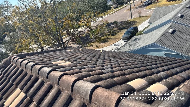roofing project near W El Prado Blvd in Tampa