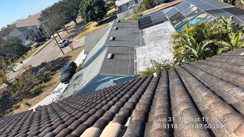 roofing project near W El Prado Blvd in Tampa