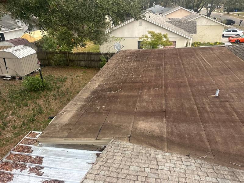 residential roof replacement by Hloska Roofing in Lutz
