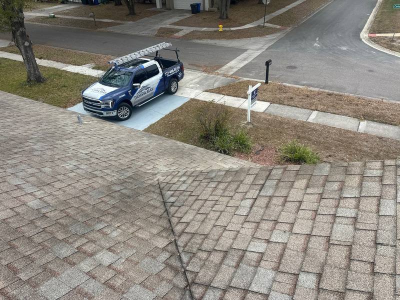 roofing project near Cedarbrooke Dr in Lutz