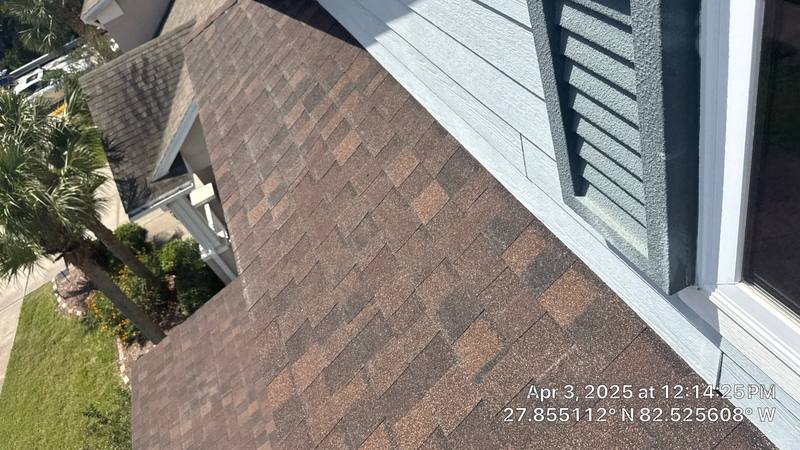 completed roofing project in Tampa FL