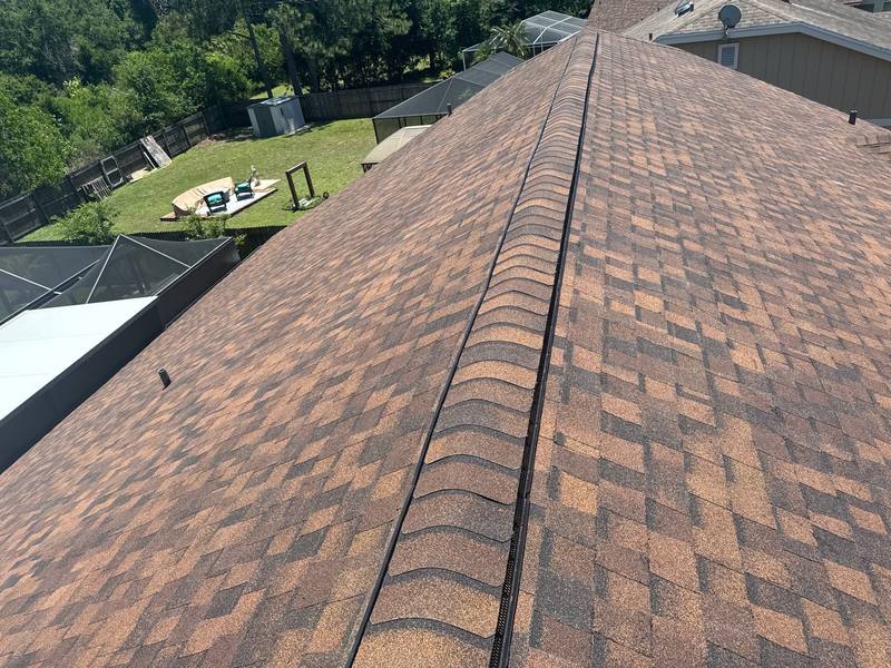 completed roofing project in New Port Richey FL