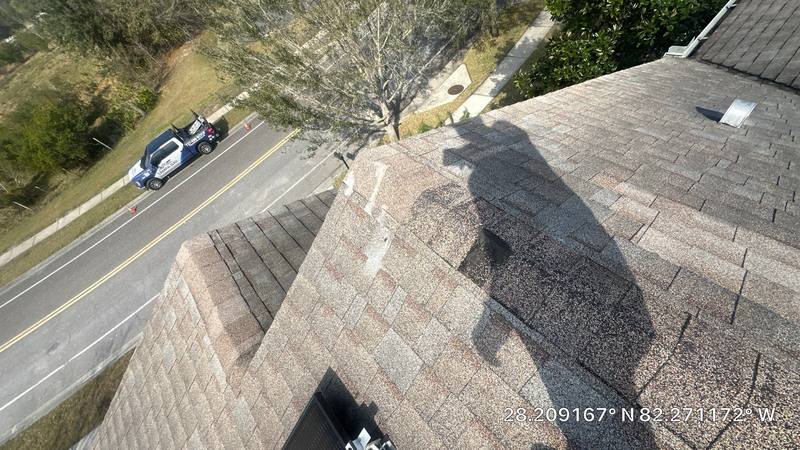 residential shingle roof replacement by Hloska Roofing in Wesley Chapel
