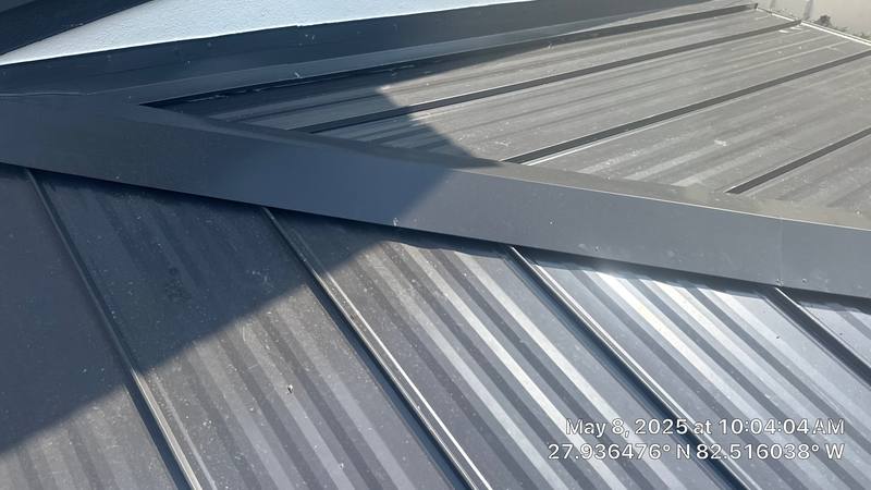 residential metal roof replacement by Hloska Roofing in Tampa