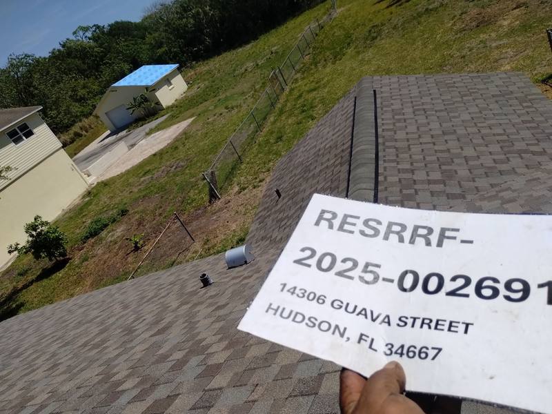 residential shingle roof replacement by Hloska Roofing in Hudson