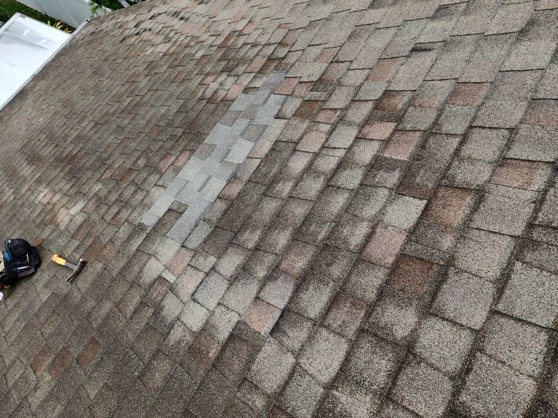 residential roof repair by Hloska Roofing in Tampa