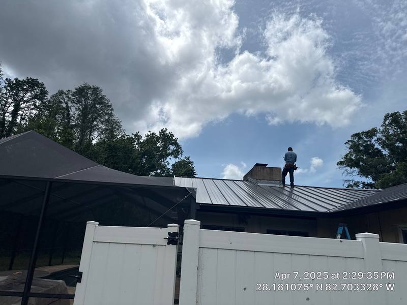 residential shingle roof replacement by Hloska Roofing in New Port Richey