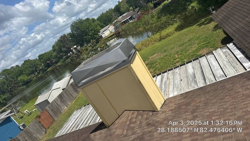 residential roof repair by Hloska Roofing in Lutz