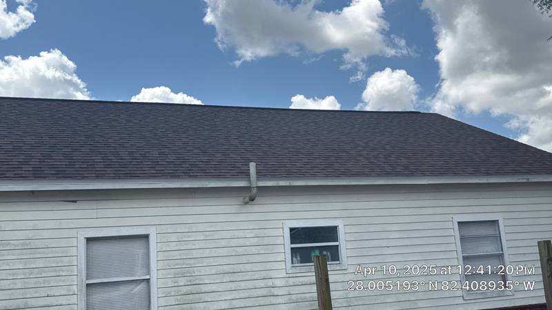 completed roofing project in Tampa FL