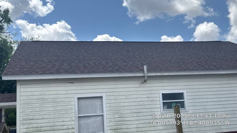 residential shingle roof replacement by Hloska Roofing in Tampa