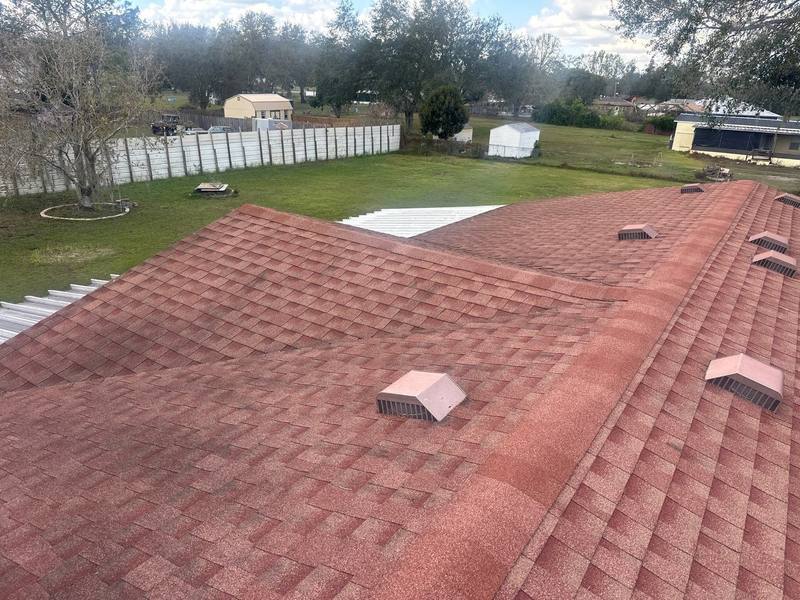 completed roofing project in Zephyrhills FL