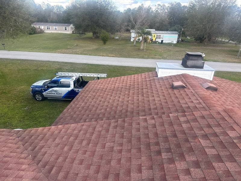 residential roof replacement by Hloska Roofing in Zephyrhills