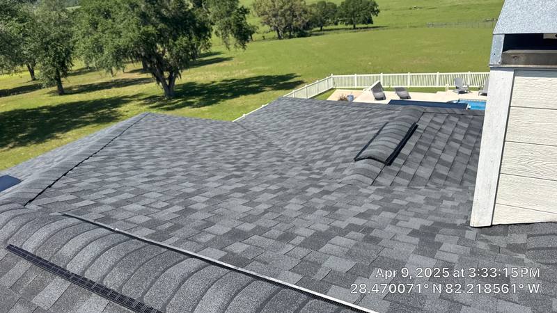 roofing project near Hunter Hill Dr in Dade City