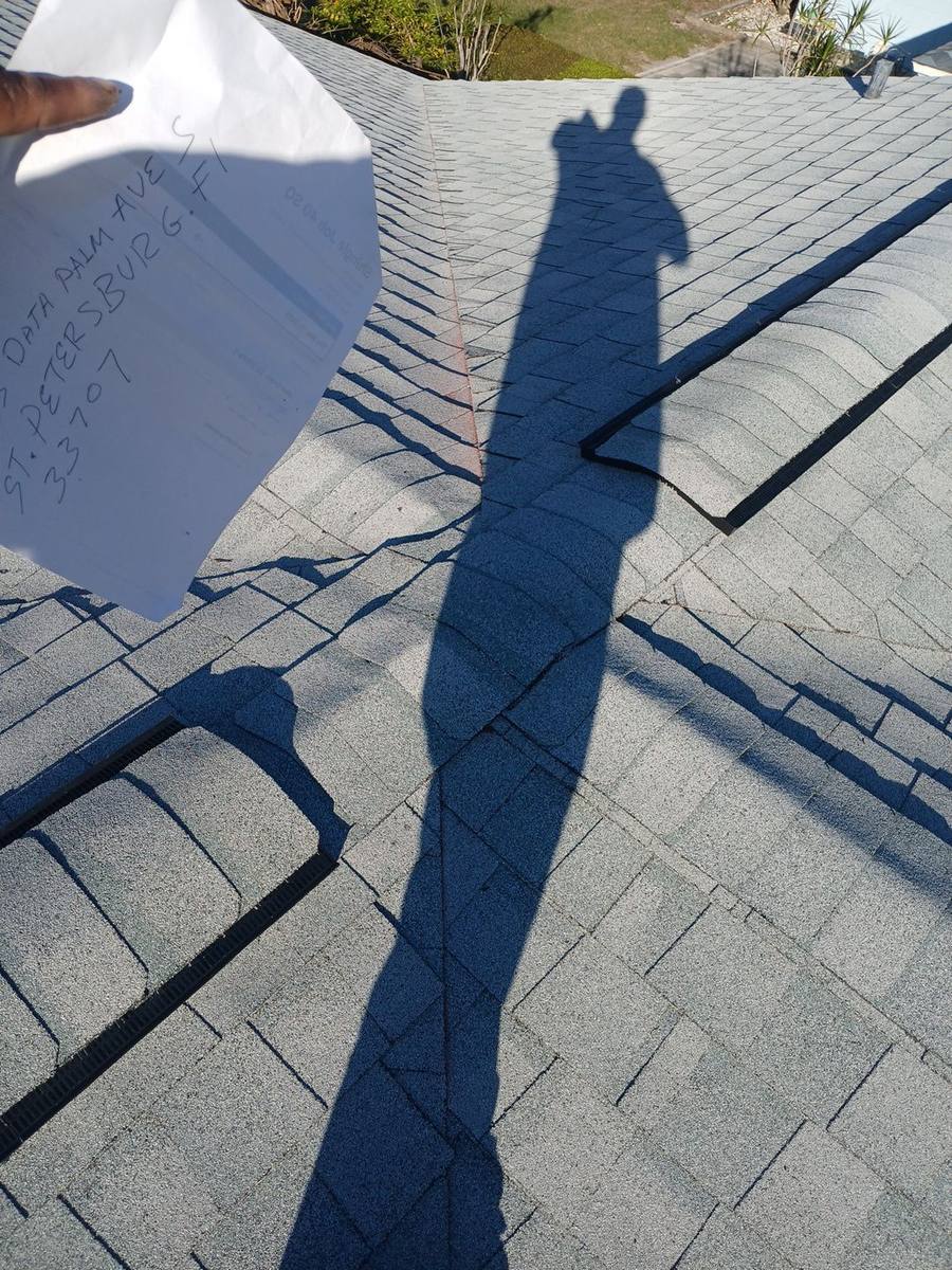 shingle roof replacement in St. Petersburg, Florida