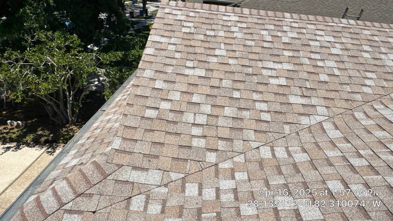 completed roofing project in Tampa FL