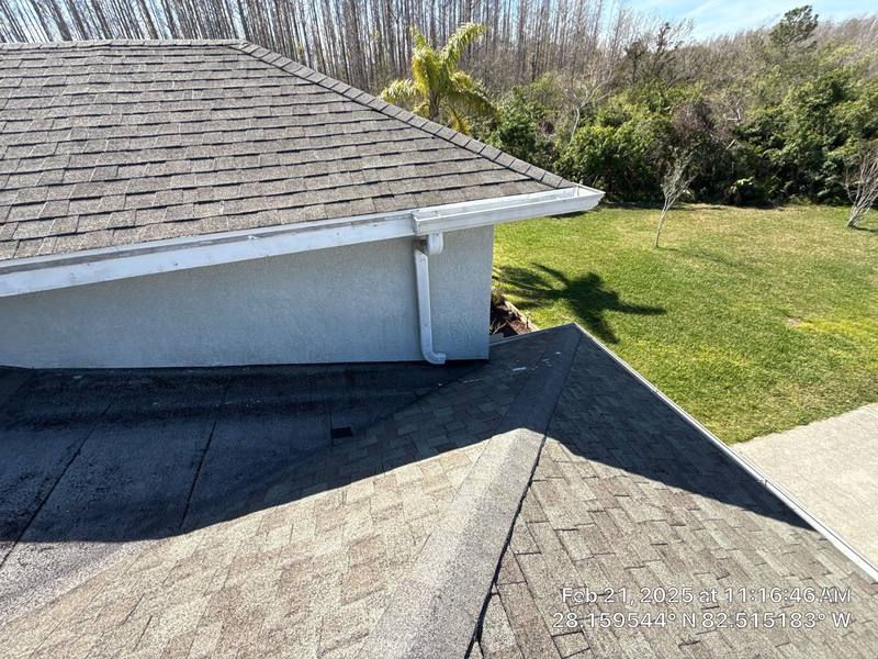 completed roofing project in Lutz FL