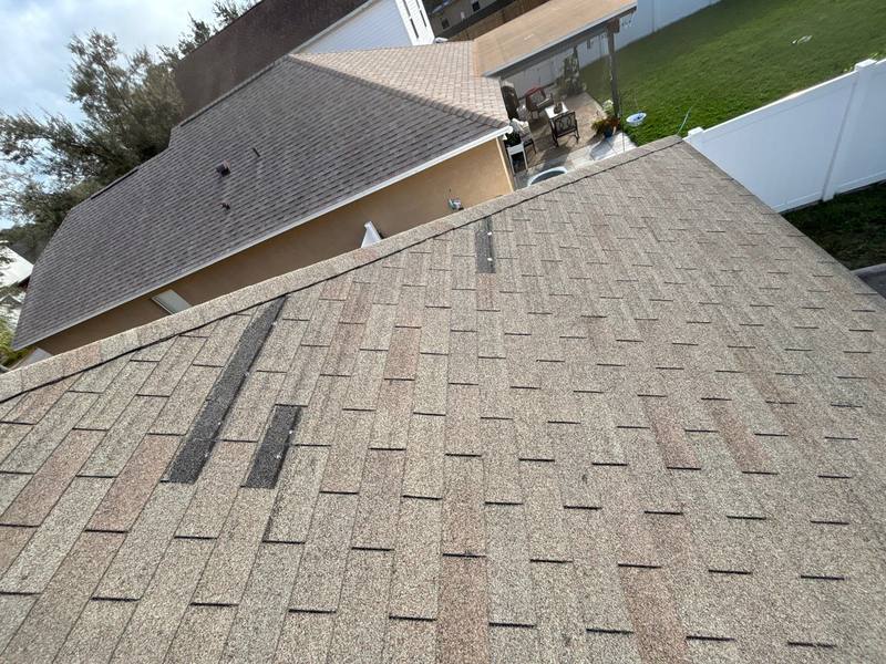 completed roofing project in Riverview FL