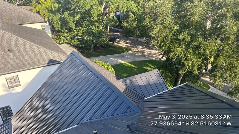 completed roofing project in Tampa FL