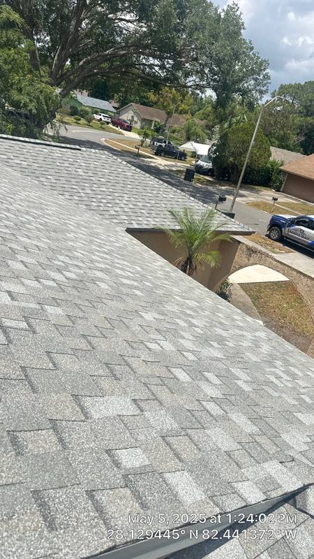 residential shingle roof replacement by Hloska Roofing in Lutz