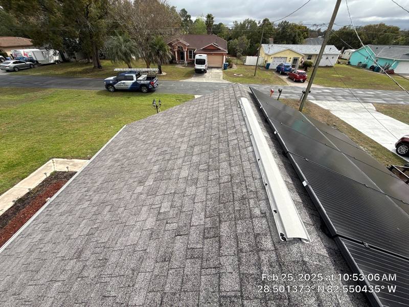 residential shingle roof replacement by Hloska Roofing in Spring Hill