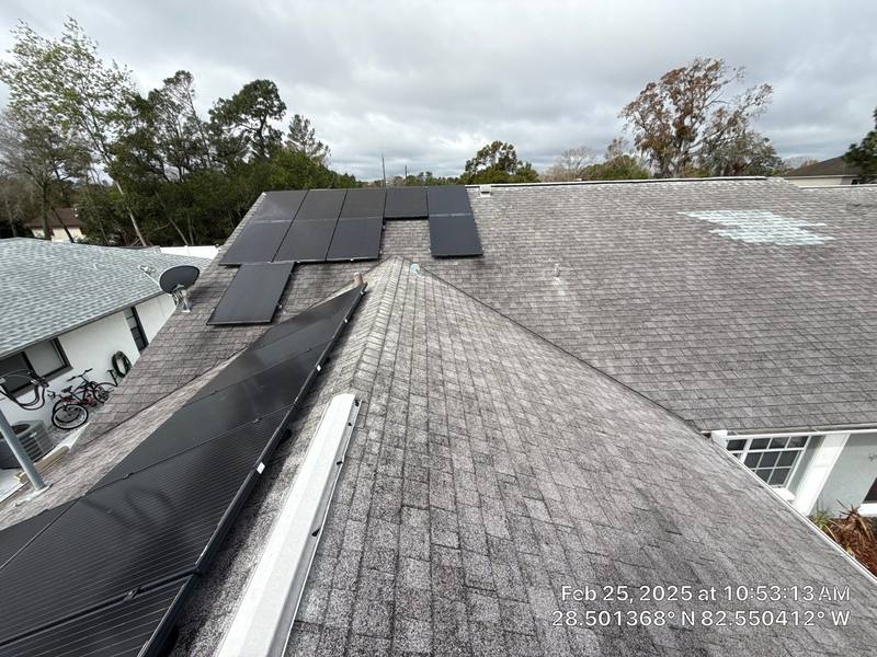 residential shingle roof replacement by Hloska Roofing in Spring Hill