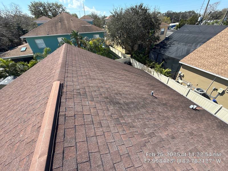 roofing project near Richmond Street in Dunedin