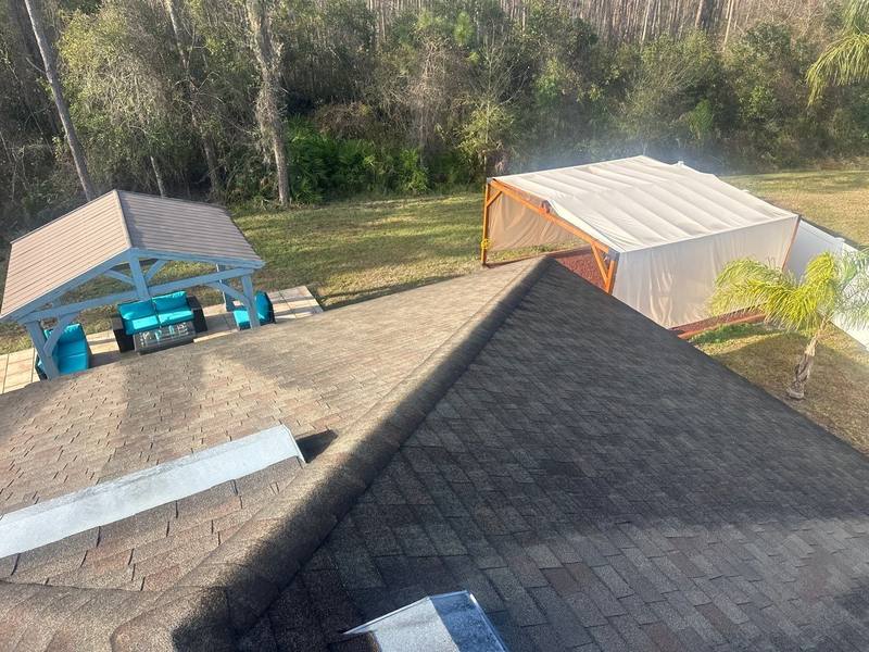 completed roofing project in Hudson FL