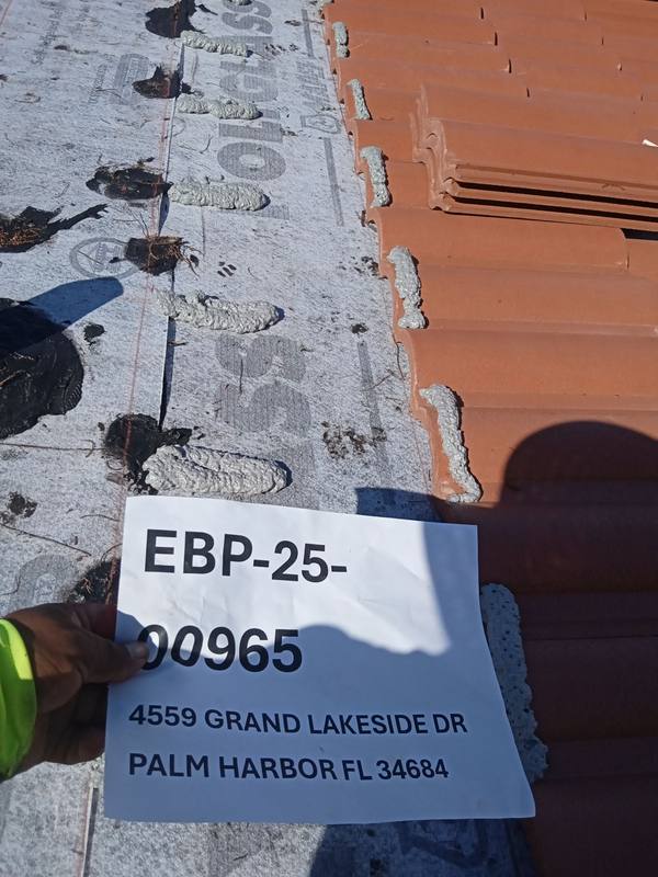 residential roof replacement by Hloska Roofing in Palm Harbor