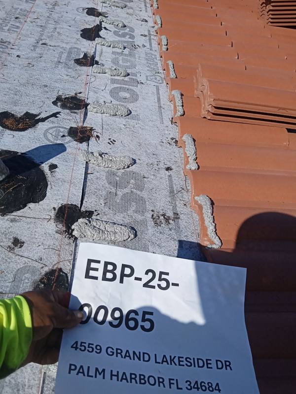 roofing project near Grand Lakeside Dr in Palm Harbor