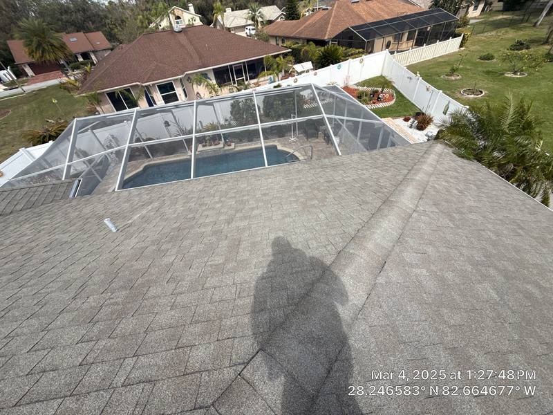 residential shingle roof replacement by Hloska Roofing in New Port Richey