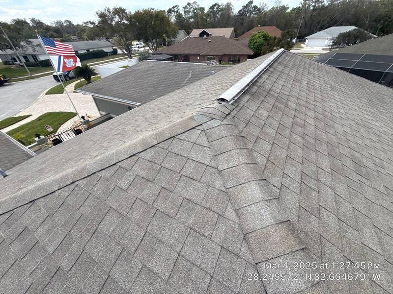 residential shingle roof replacement by Hloska Roofing in New Port Richey
