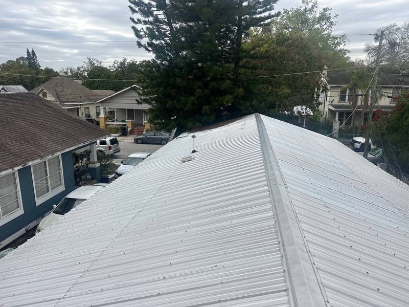 completed roofing project in Tampa FL